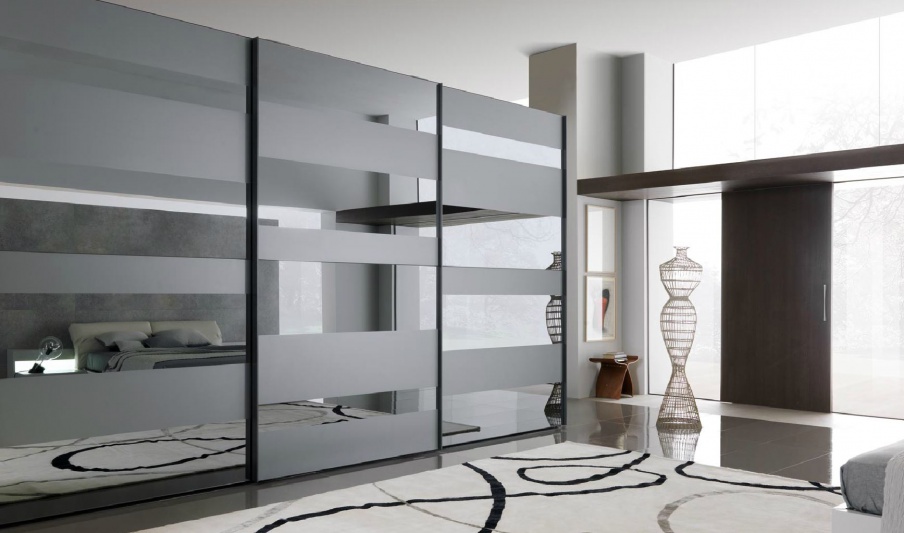 Wardrobe With Sliding Glass Doors Segmenta Misuraemme Luxury