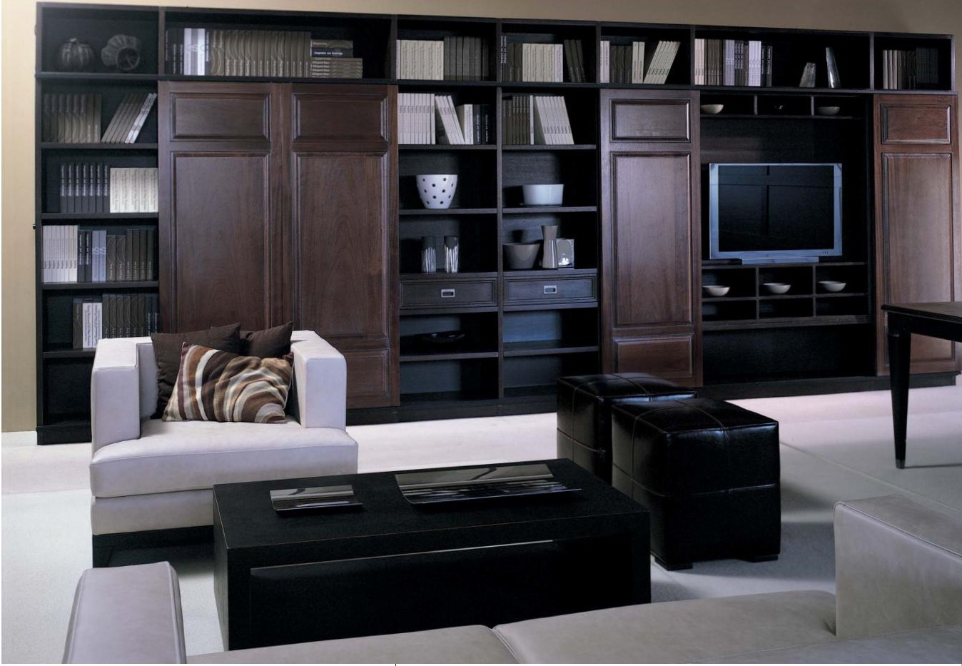 modular living room shelving