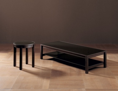 Table coffee table with top of glass or marble Moka 219, Longhi