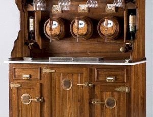 Sideboard made of solid wood, Maggi Massimo