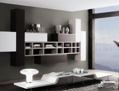 The rack frame made of poplar and MDF Crossing 08, MisuraEmme