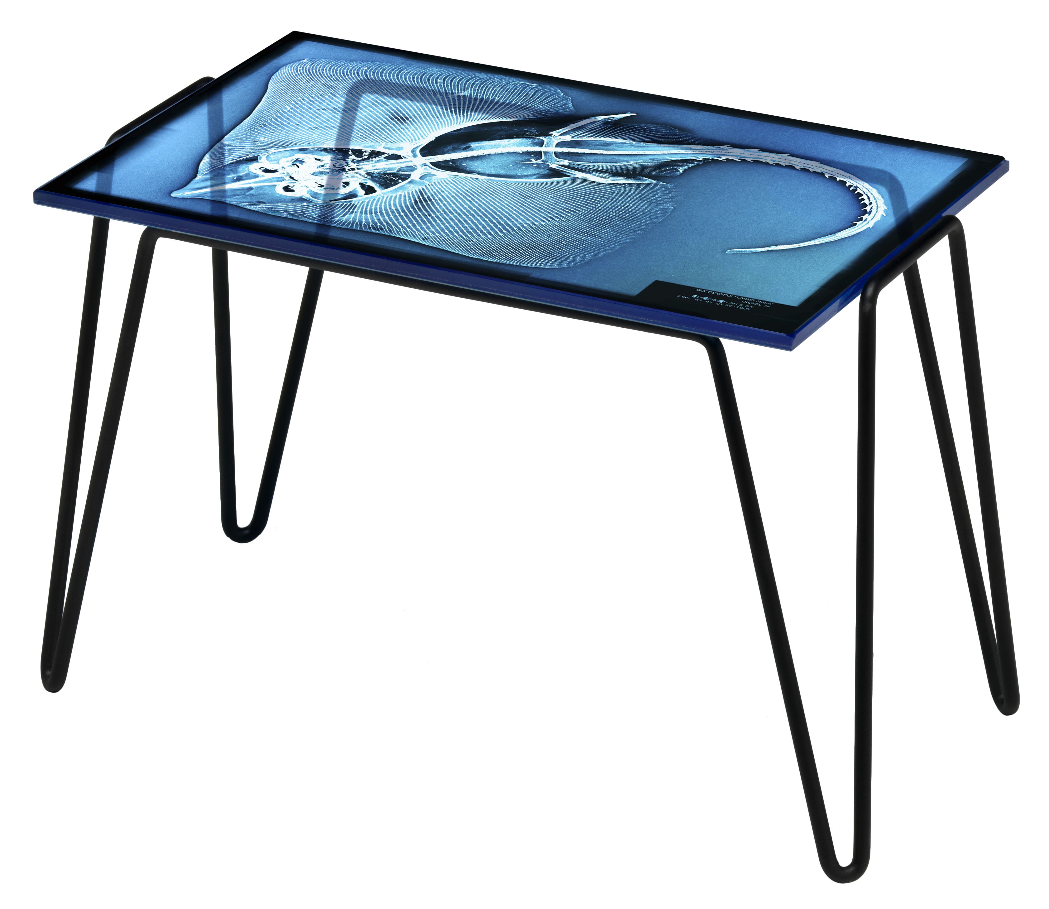 Table with glass top Xraydio 1 Razza, Moroso - Luxury furniture MR