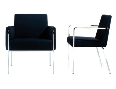 Chair on a metal frame, Bea - Arflex