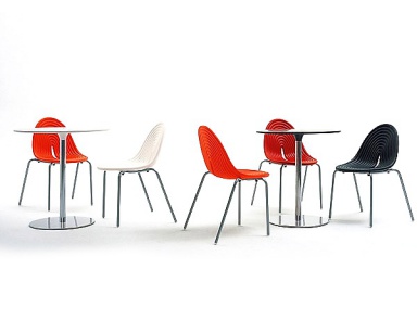 Stackable chair, Enpleinair - Arflex