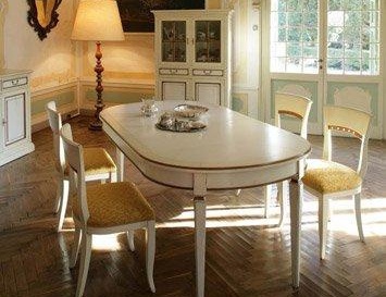 Dining oval table, CA’ d'ORO