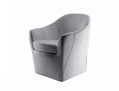Armchair with leather upholstery Frac, Driade