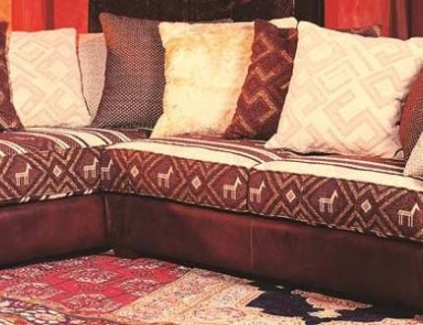 Sofa corner on a frame of poplar Aladin, Mantellassi