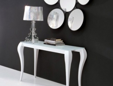 The console on a frame of wood and aluminum Ghost, Miniforms