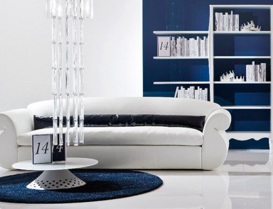 Three-seater sofa, upholstered Regina di Cuori, Moda