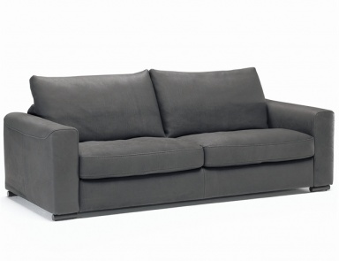 Sofa leather upholstered Bernard Cassidy, Natuzzi