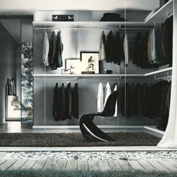 Walk-in closet Dress bold