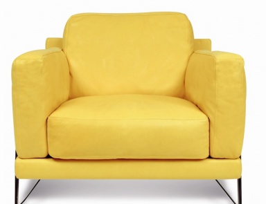 A chair on metal base Axiome, Roche Bobois