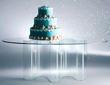 Marea dining table, Fiam