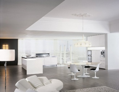 Set for the kitchen with a round table Essenza, Comprex