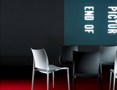 Chair with armrests, Sand monocolor - Desalto