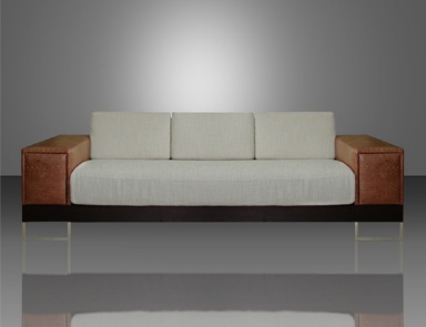 Philosophy triple sofa, Rattan Wood
