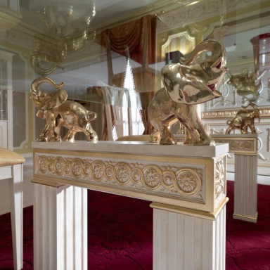 Dining table Exedra Gold