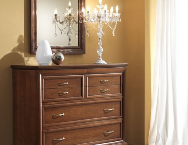 A low chest on legs, at the stilema stand