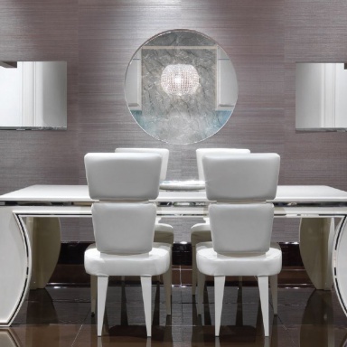 The Evolution dining table Leather