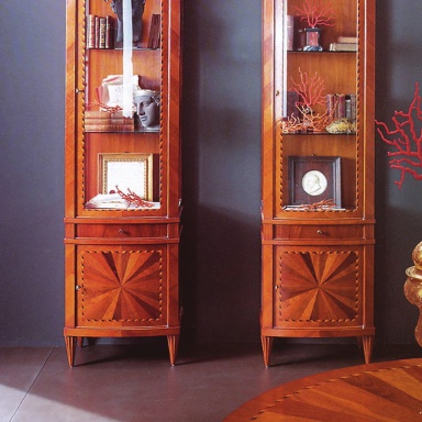 Showcase with one door