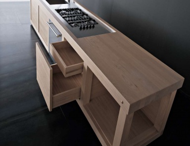 Set for a kitchen with stainless steel work area, Effeti