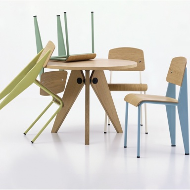 Gueridon dining table