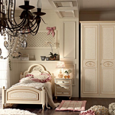 Set for children's bedrooms Patinated