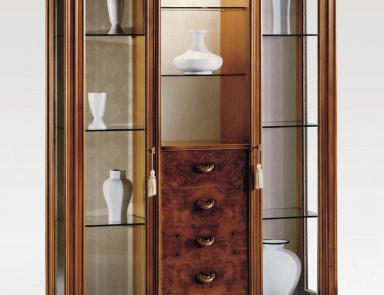 Showcase with glass doors, C. L. Italia