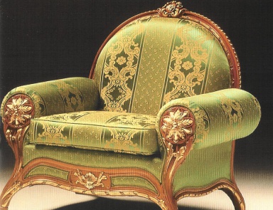 Chair with armrests, Citterio