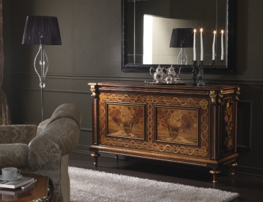 Dresser with painted doors, Ceppi