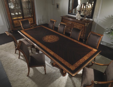 Set for the dining room with inlay, Ceppi