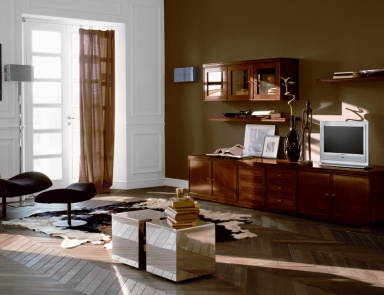 Modular storage system Cool Cubica, Minotti Collezioni