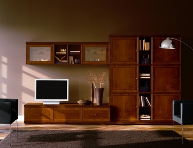 Modular storage system Cool Cubica, Minotti Collezioni