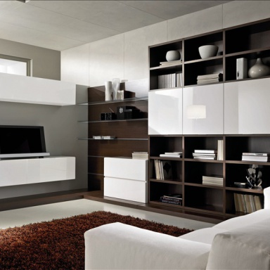 Modular system for the living room Mercantini
