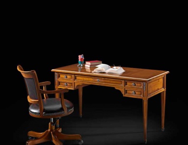 Writing Desk made from solid cherry, Prestige