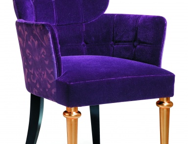The seat upholstered in velvet Luxury, Prototipo