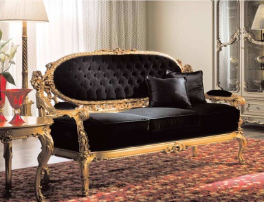 Three seater sofa Dedalo, Silik