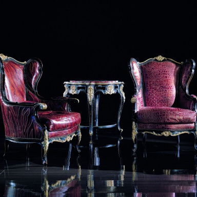 A set of furniture for the living room