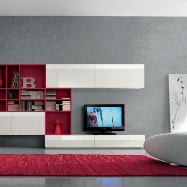 Set for the living room