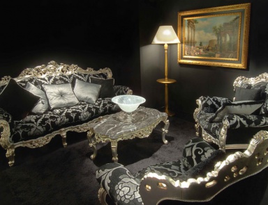 Sofa set, sofa, chair Cantaluppi