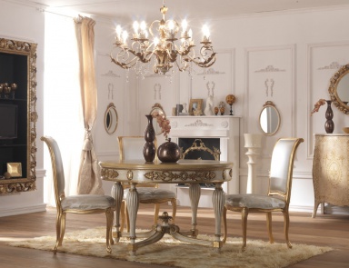 Set for dining room, dining table and chair - Cafissi