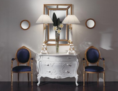 Sofa set in classic style, chest of drawers and chairs - Сasali