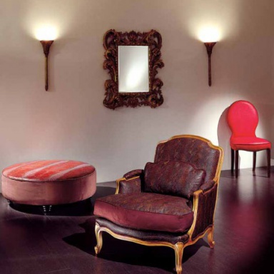 the chair and Ottoman