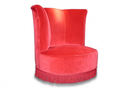 The chair in upholstered in velvet, Сasali