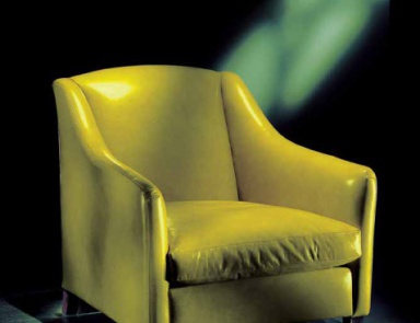 Chair in leather upholstery, Сasali