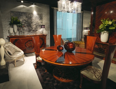 Set for the dining room Peonia, Desk, chair, C. L. Italia