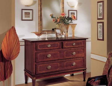 A chest of drawers on high legs, Corso