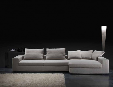 Corner sofa in fabric, Gyform