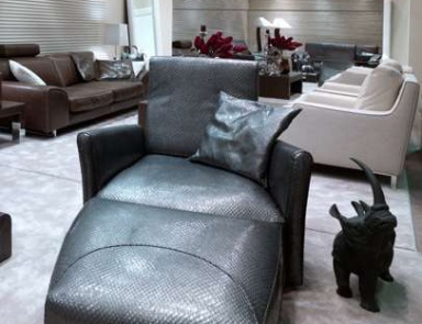 Armchair with Ottoman leg, Brianform