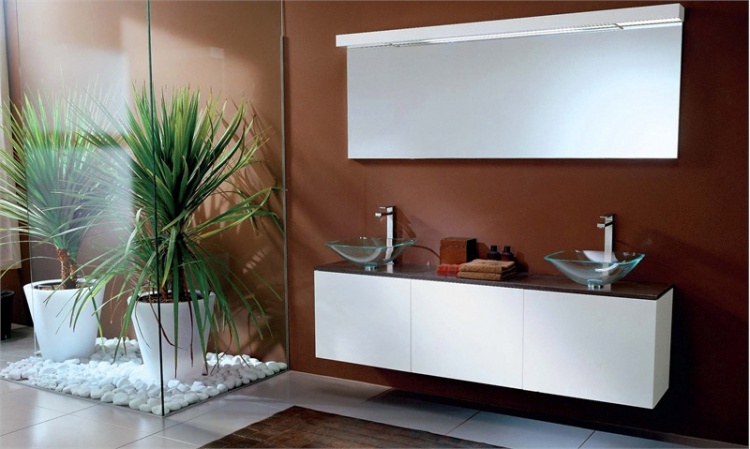 The bathroom set, Casual C1 from Italian manufacturer Pedini